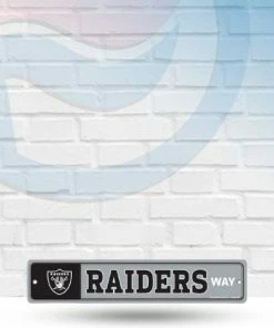 WinCraft Las Vegas Raiders Street Zone Plastic Blvd Sign Wall Signs