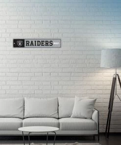 WinCraft Las Vegas Raiders Street Zone Plastic Blvd Sign Wall Signs