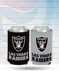 WinCraft Las Vegas Raiders Team Logo Can Koozie Drinkware
