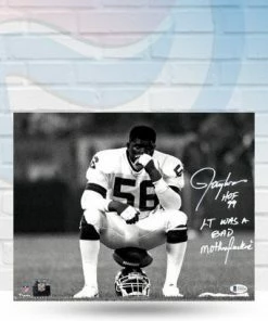 Fan Cave Sports Lawrence Taylor New York Giants Autographed 11x14 W/ 2 Inscriptions - Beckett Autographed Memorabilia