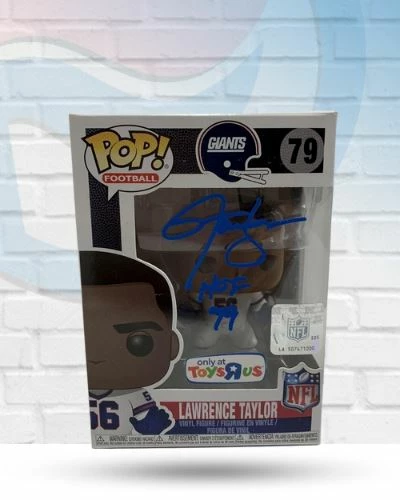 Autographed Memorabilia Lawrence Taylor New York Giants Autographed Funko Pop - Beckett 1 Autographed Memorabilia Lawrence Taylor New York Giants Autographed Funko Pop - Beckett