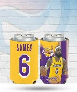 WinCraft Lebron James Los Angeles Lakers Can Koozie Drinkware