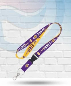 WinCraft Lebron James Los Angeles Lakers Lanyard With Detachable Buckle Lanyards