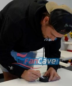 Fan Cave Sports Autographed Memorabilia Logan Brown St Louis Blues Autographed Logo Puck - COA