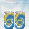 WinCraft Los Angeles Chargers Tie Dye Can Koozie Drinkware