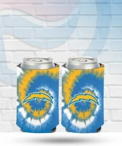 WinCraft Los Angeles Chargers Tie Dye Can Koozie Drinkware
