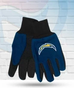 Michigan Los Angeles Chargers Two Tone Sport Utility Gloves Accessories