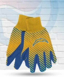 Michigan Los Angeles Chargers Two Tone Sport Utility Gloves Accessories