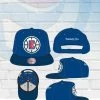 Mitchell & Ness Hats Los Angeles Clippers Mitchell And Ness Two Tone Core Basic Snapback Hat