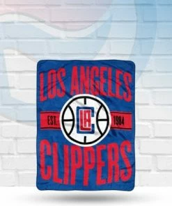 Northwest Blankets Los Angeles Clippers Raschel Throw Blanket 46x60