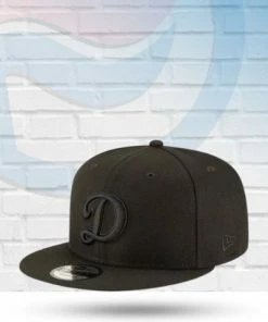 New Era Los Angeles Dodgers Black On Black 9FIFTY Snapback Hat