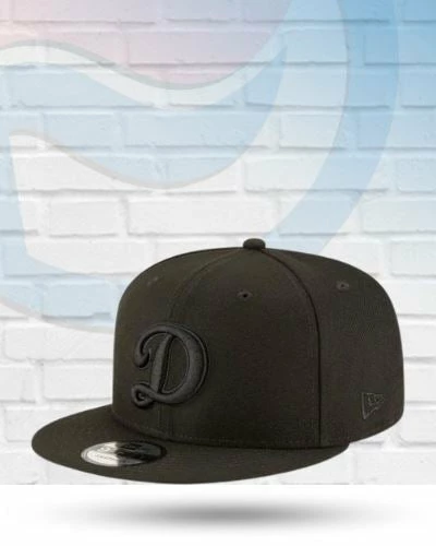 New Era Los Angeles Dodgers Black On Black 9FIFTY Snapback Hat 1 New Era Los Angeles Dodgers Black On Black 9FIFTY Snapback Hat