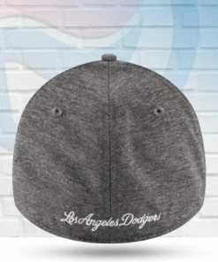 New Era Hats Los Angeles Dodgers Graphite 2018 Clubhouse Collection 39THIRTY Flex Hat