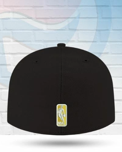 New Era Hats Los Angeles Lakers Black 59FIFTY Fitted Hat 2 New Era Hats Los Angeles Lakers Black 59FIFTY Fitted Hat