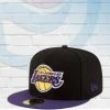 New Era Los Angeles Lakers Black Two Tone 59FIFTY Fitted Hat Hats
