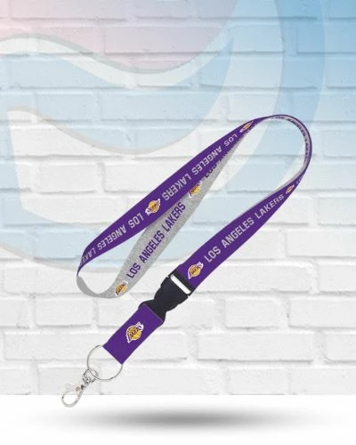 WinCraft Los Angeles Lakers Heather Lanyard With Detachable Buckle 1 WinCraft Los Angeles Lakers Heather Lanyard With Detachable Buckle