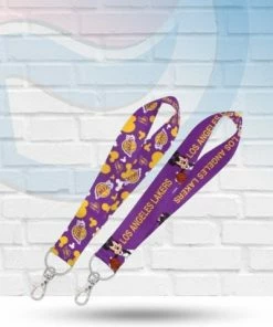 WinCraft Los Angeles Lakers Mickey Mouse Lanyard Key Strap ALL NBA