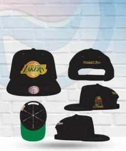 Mitchell & Ness Los Angeles Lakers Mitchell And Ness BHM Logo Snapback Hat