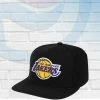 Mitchell & Ness Hats Los Angeles Lakers Mitchell And Ness Black Core Basic Snapback Hat