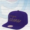 Mitchell & Ness Hats Los Angeles Lakers Mitchell And Ness Champ Year Trophy Snapback Hat