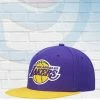 Mitchell & Ness Los Angeles Lakers Mitchell And Ness Two Tone Core Basic Snapback Hat Hats
