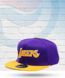 Los Angeles Lakers Mitchell & Ness Fitted Hat