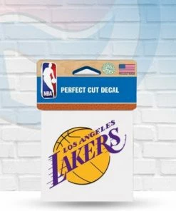 WinCraft Decals Los Angeles Lakers Perfect Cut Decal 4" X 4"