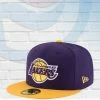 New Era Los Angeles Lakers Purple Two Tone 59FIFTY Fitted Hat Hats