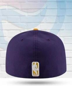 New Era Los Angeles Lakers Purple Two Tone 59FIFTY Fitted Hat Hats