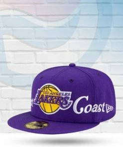 New Era Los Angeles Lakers Q3 QT 59FIFTY Fitted Hat Hats