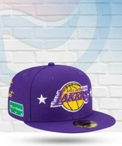 New Era Hats Los Angeles Lakers Q3 QT 59FIFTY Fitted Hat