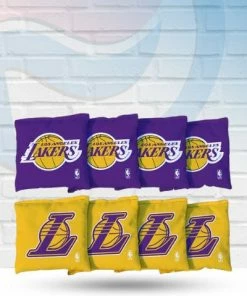 Victory Tailgate Los Angeles Lakers Regulation Cornhole Bag Set
