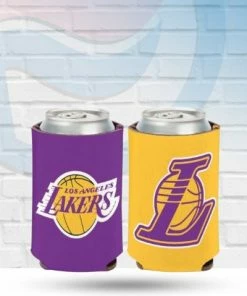 WinCraft Drinkware Los Angeles Lakers Team Logo Can Koozie