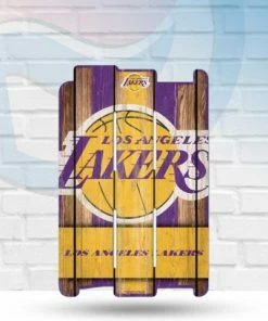 Wincraft Los Angeles Lakers Wood Fence 11" X 17" Wooden Sign Wall Signs