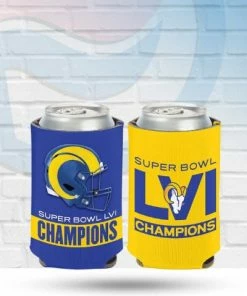 WinCraft Los Angeles Rams 2022 Super Bowl 56 Champions Can Koozie