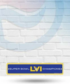 Rico Industries Los Angeles Rams 2022 Super Bowl 56 Champions Plastic Street Sign