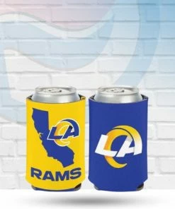 WinCraft Los Angeles Rams California State Shape Can Koozie Drinkware