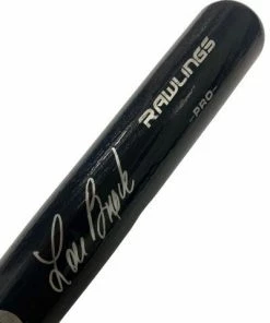 Fan Cave Sports Autographed Memorabilia Lou Brock St Louis Cardinals Autographed Rawlings Black Bat - PSA COA