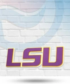 FanFave LSU Tigers 3D Foam Wall Sign