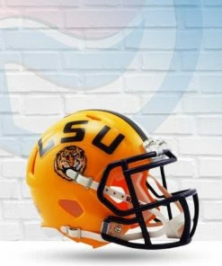 Score Here Collectibles LSU Tigers Speed Riddell Mini Football Helmet