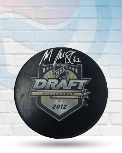 Fan Cave Sports Autographed Memorabilia MacKenzie MacEachern St Louis Blues Autographed 2012 Draft Puck - COA 1 Fan Cave Sports Autographed Memorabilia MacKenzie MacEachern St Louis Blues Autographed 2012 Draft Puck - COA