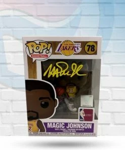 The Jersey Source Magic Johnson Los Angeles Lakers Autographed Funko Pop - Beckett Autographed Memorabilia