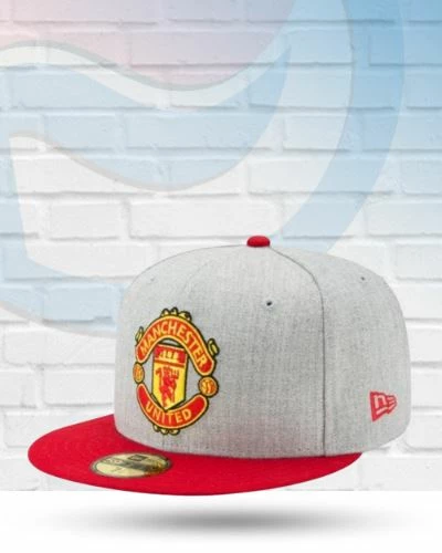 New Era Manchester United Heather Action Fit 59FIFTY Fitted Hat 1 New Era Manchester United Heather Action Fit 59FIFTY Fitted Hat