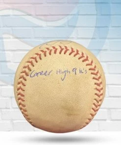 Fan Cave Sports Marco Gonzales Seattle Mariners / St Louis Cardinals Autographed Game Used Career Win #3 Baseball W/ Inscriptions - JSA And MLB COA