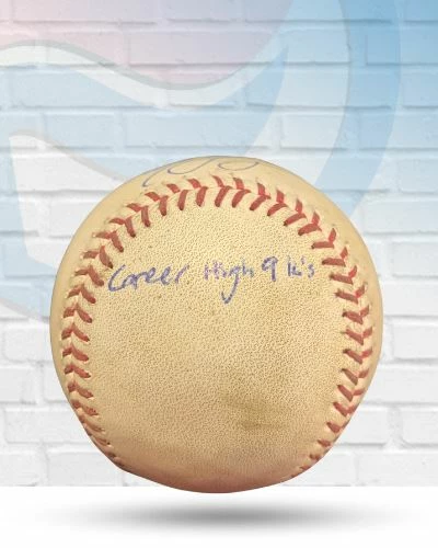 Fan Cave Sports Marco Gonzales Seattle Mariners / St Louis Cardinals Autographed Game Used Career Win #3 Baseball W/ Inscriptions - JSA And MLB COA 2 Fan Cave Sports Marco Gonzales Seattle Mariners / St Louis Cardinals Autographed Game Used Career Win #3 Baseball W/ Inscriptions - JSA And MLB COA