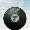 Fan Cave Sports Marco Scandella St Louis Blues Autographed Logo Puck - COA Autographed Memorabilia