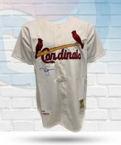 Fan Cave Sports Mark McGwire St Louis Cardinals Autographed Authentic Cooperstown Collection Mitchell And Ness Jersey - JSA