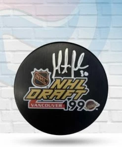 Fanatics Martin Brodeur New Jersey Devils Autographed 1990 Draft Puck - COA