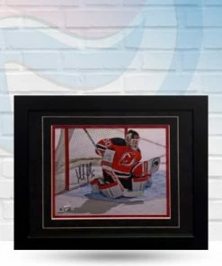 Fan Cave Sports Autographed Memorabilia Martin Brodeur New Jersey Devils Autographed Framed 8x10 - COA