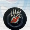 Fan Cave Sports Autographed Memorabilia Martin Brodeur New Jersey Devils Autographed Official Game Puck - JSA Basic